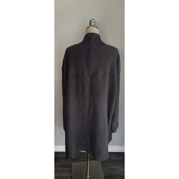 SOFT SURROUNDINGS Cozy Time Cardigan Sweater Gray Soft Shawl Lagenlook SIZE 3X - Picture 9 of 16